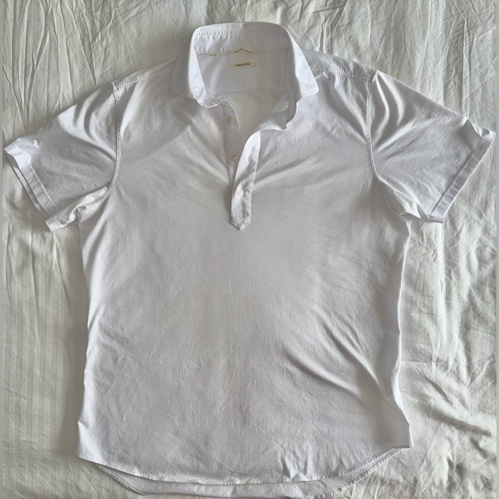 Suitsupply White Polo Shirt